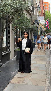 Black Open COCO Abaya