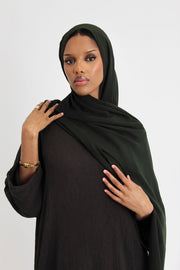 Dark Olive Coco Abaya