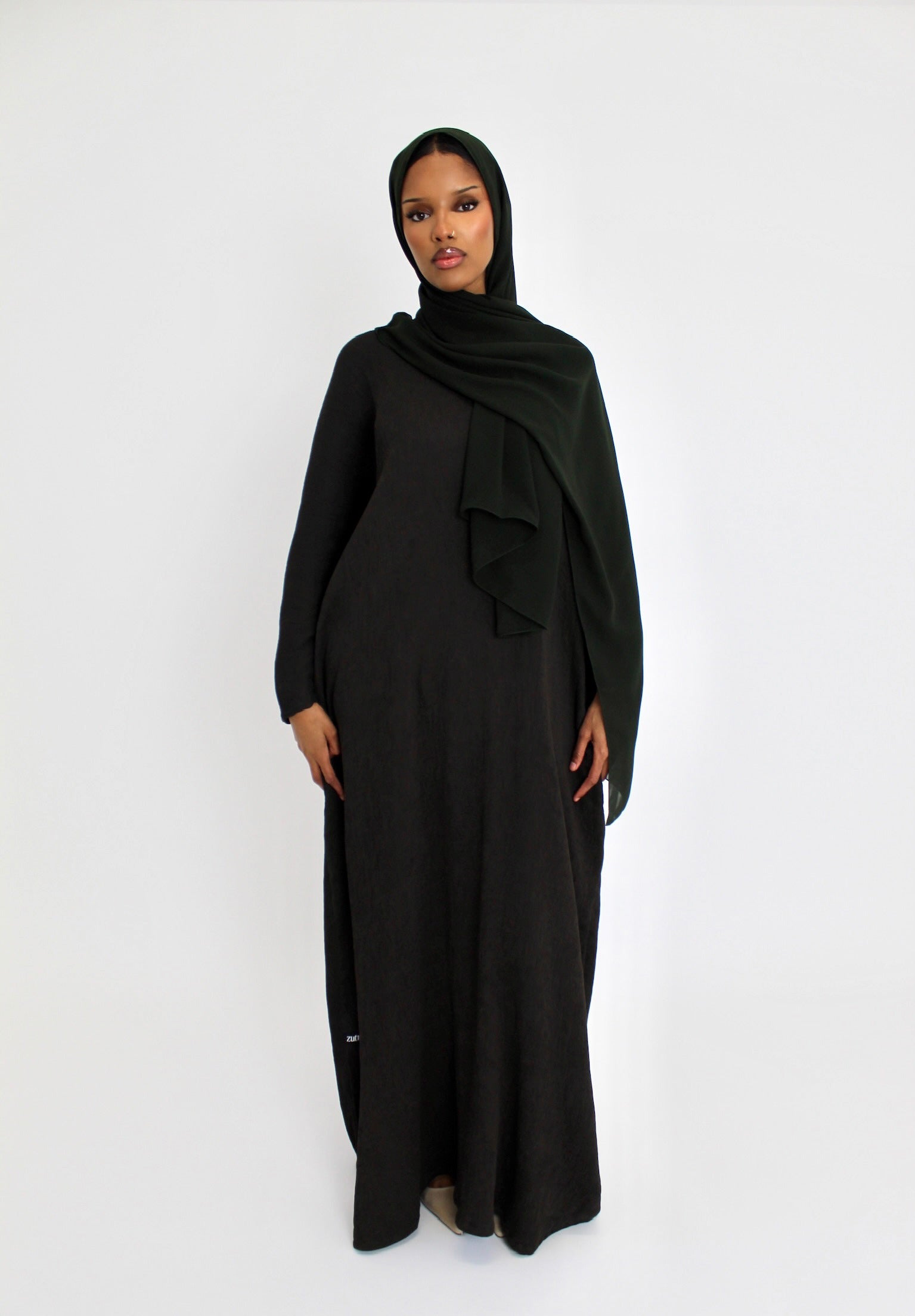 Dark Olive Coco Abaya