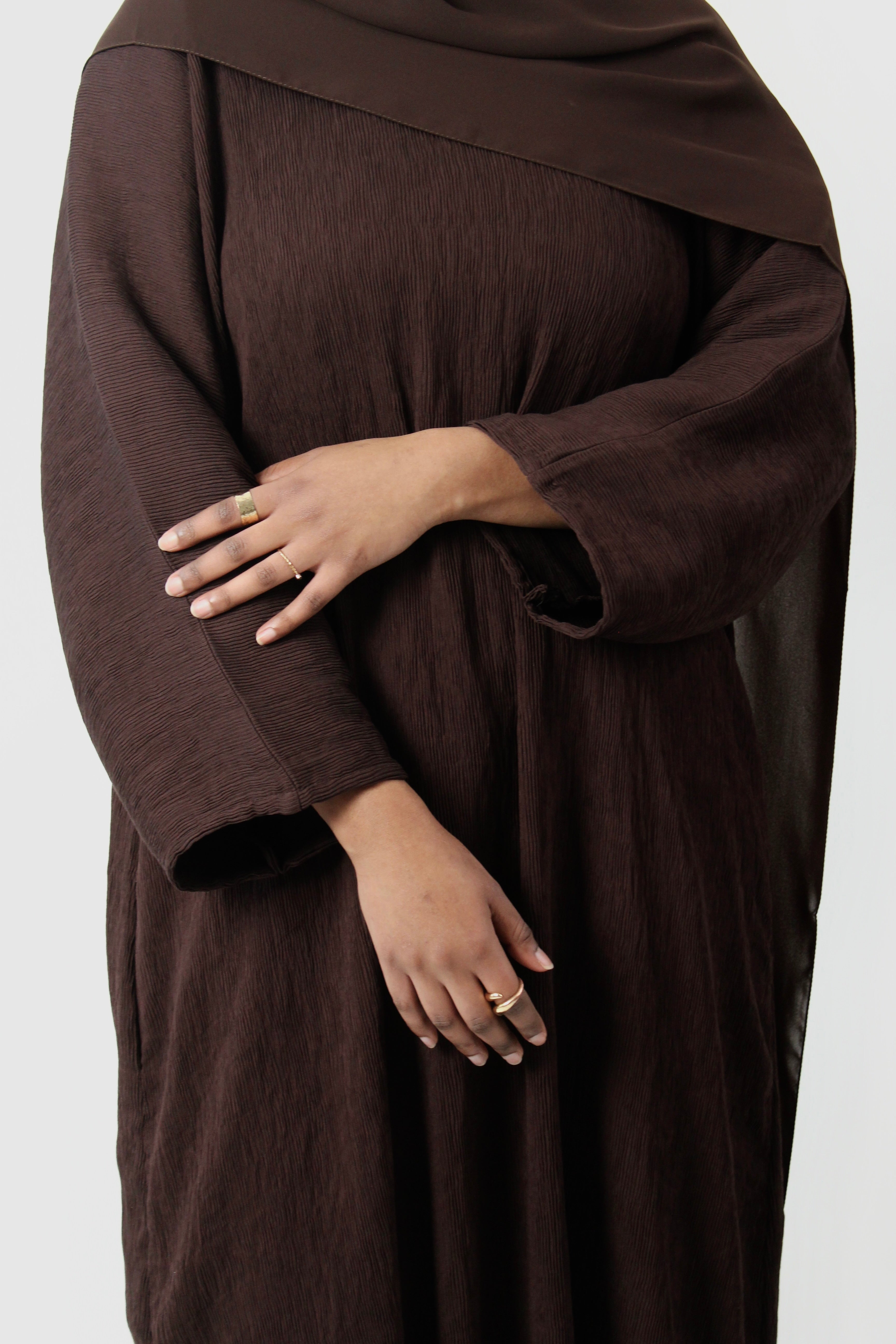 Espresso Brown Coco Abaya