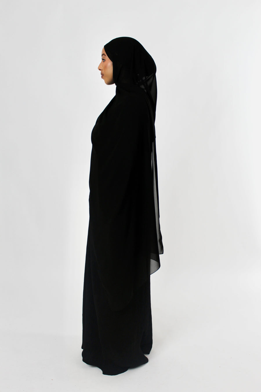 Jet Black Coco Abaya
